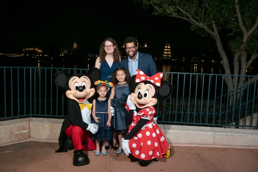 Mickey, Minnie, and the Jones family